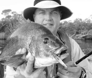 Phil Smallman with another lure-crunching bream.